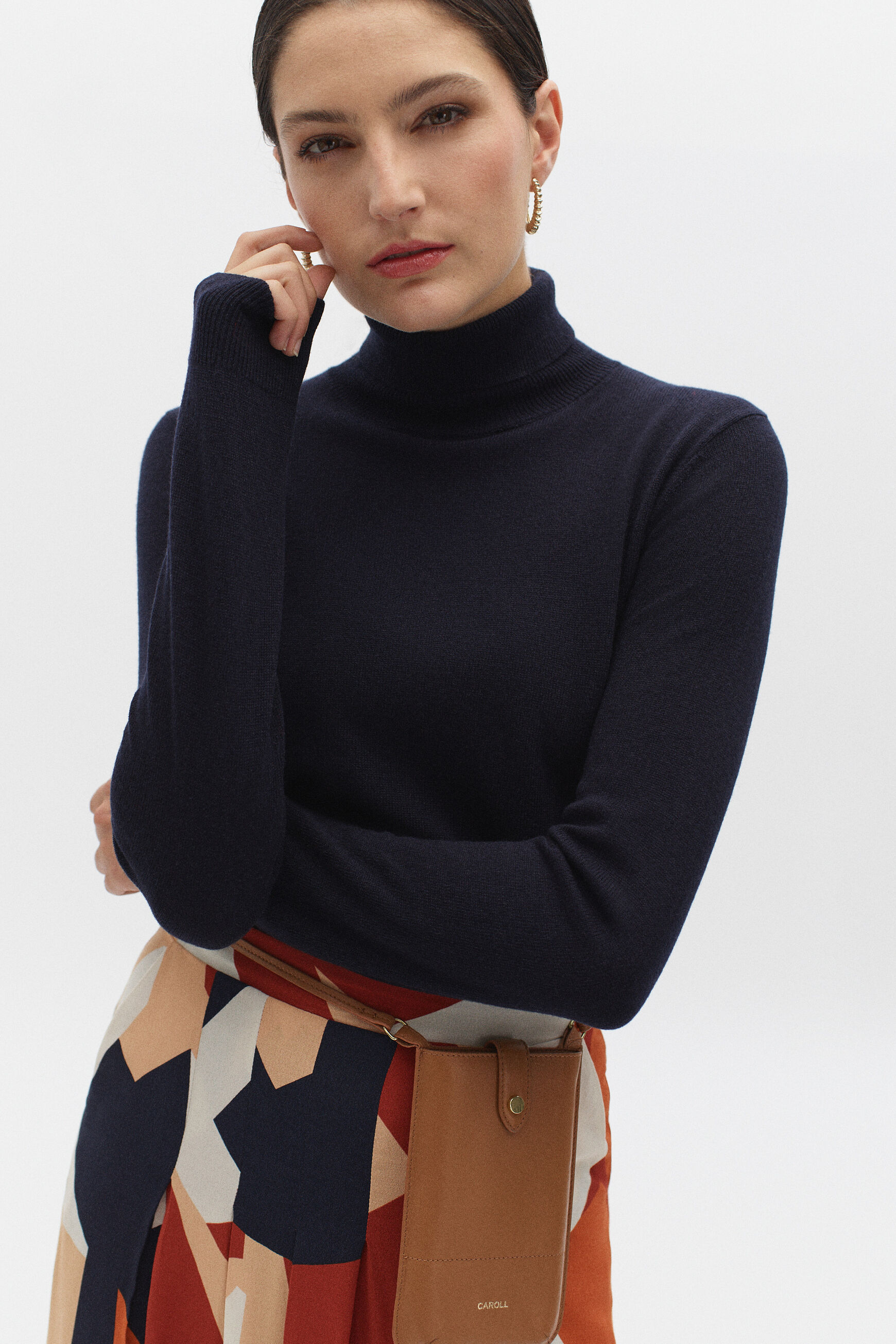 pull bob bleu marine femme