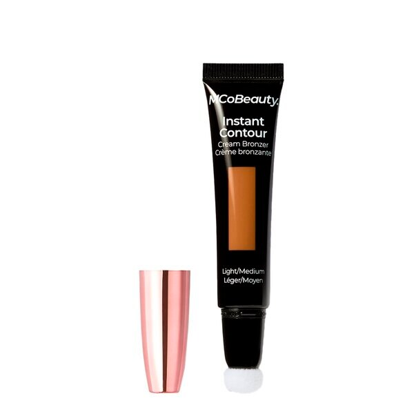 MCoBeauty Ľahký/Stredne silný okamžitý kontúrovací krémový bronzer 12 ml