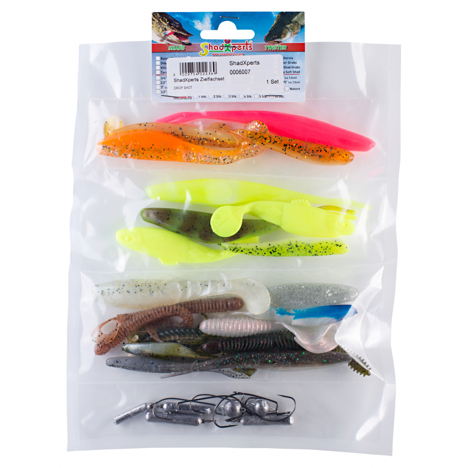 ShadXperts Softbait Drop Shot Set