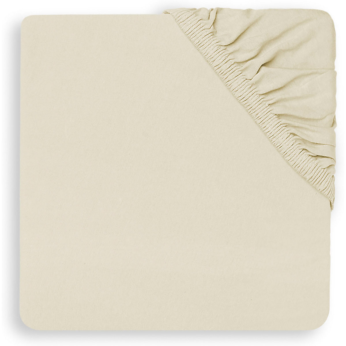 Spannbettlaken Jersey 60 x 120 cm ivory