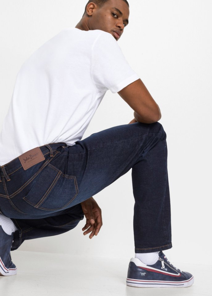 Classic Fit Stretch-Jeans, Straight