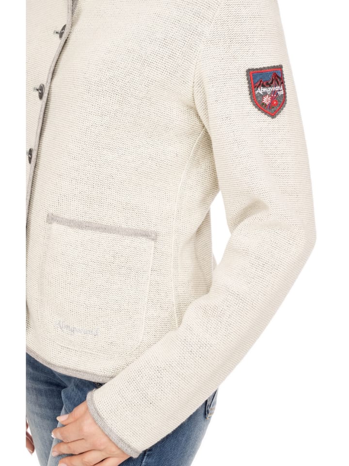 Almgwand Strickjacke STANSKOGEL in offwhite günstig kaufen