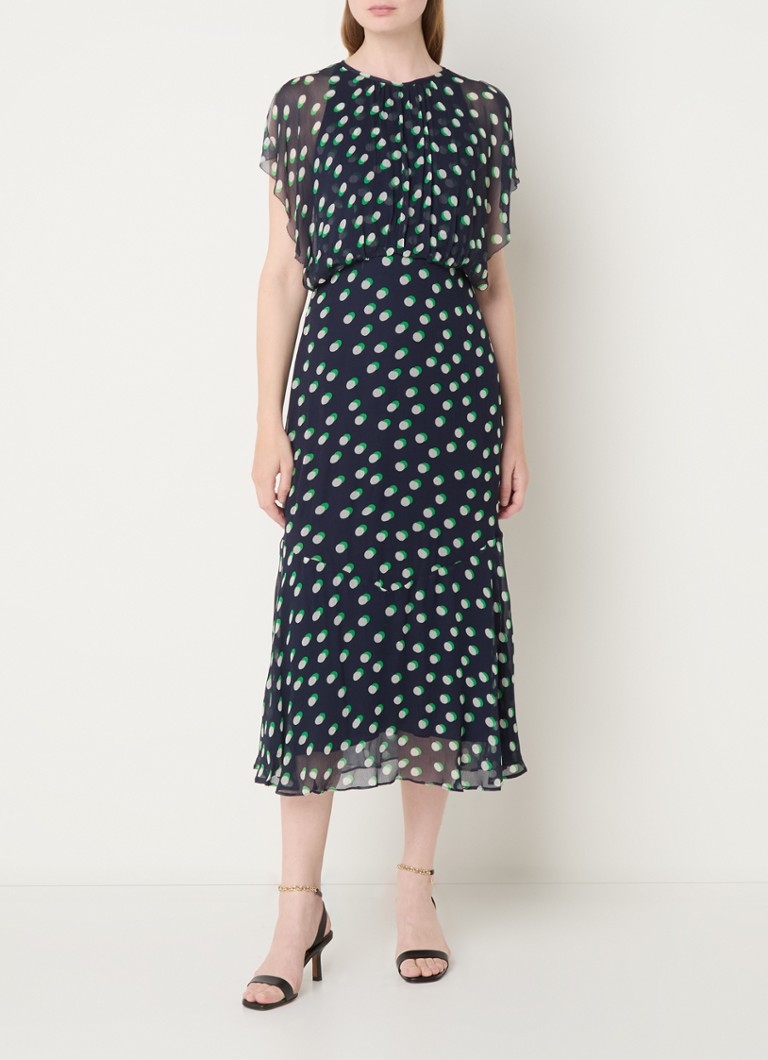 Whistles Moon Spot maxi dress with print