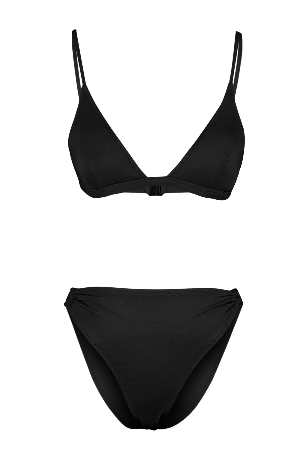 Trendyol Collection  Bikini-Set - Schwarz - Unifarben
