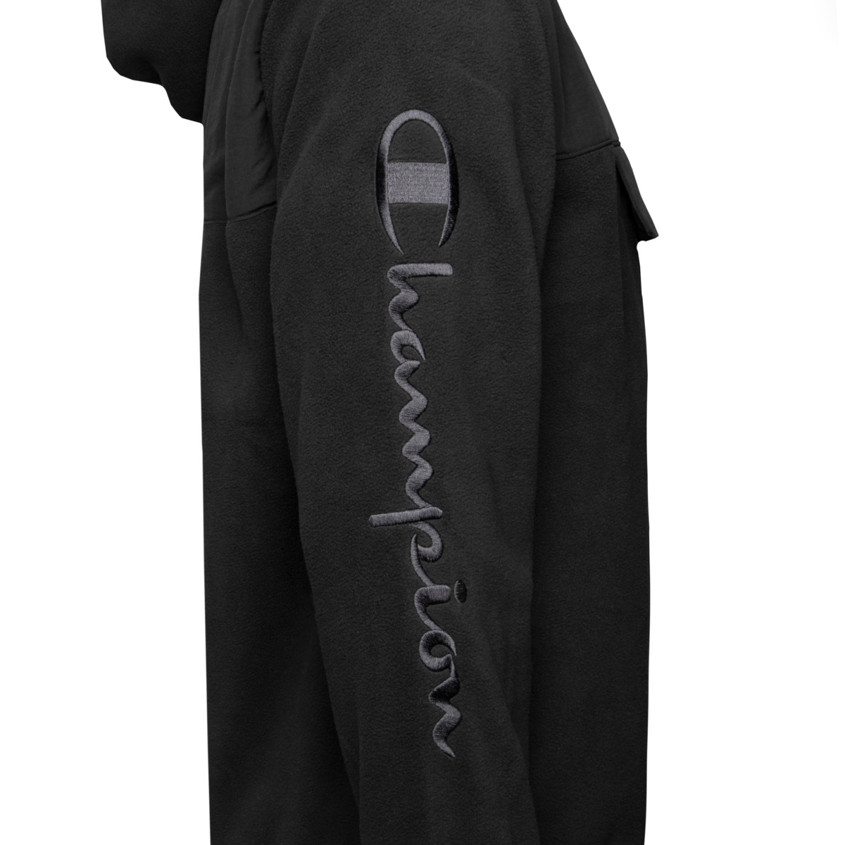 Champion Hooded Half Zip Kapuzenpullover schwarz