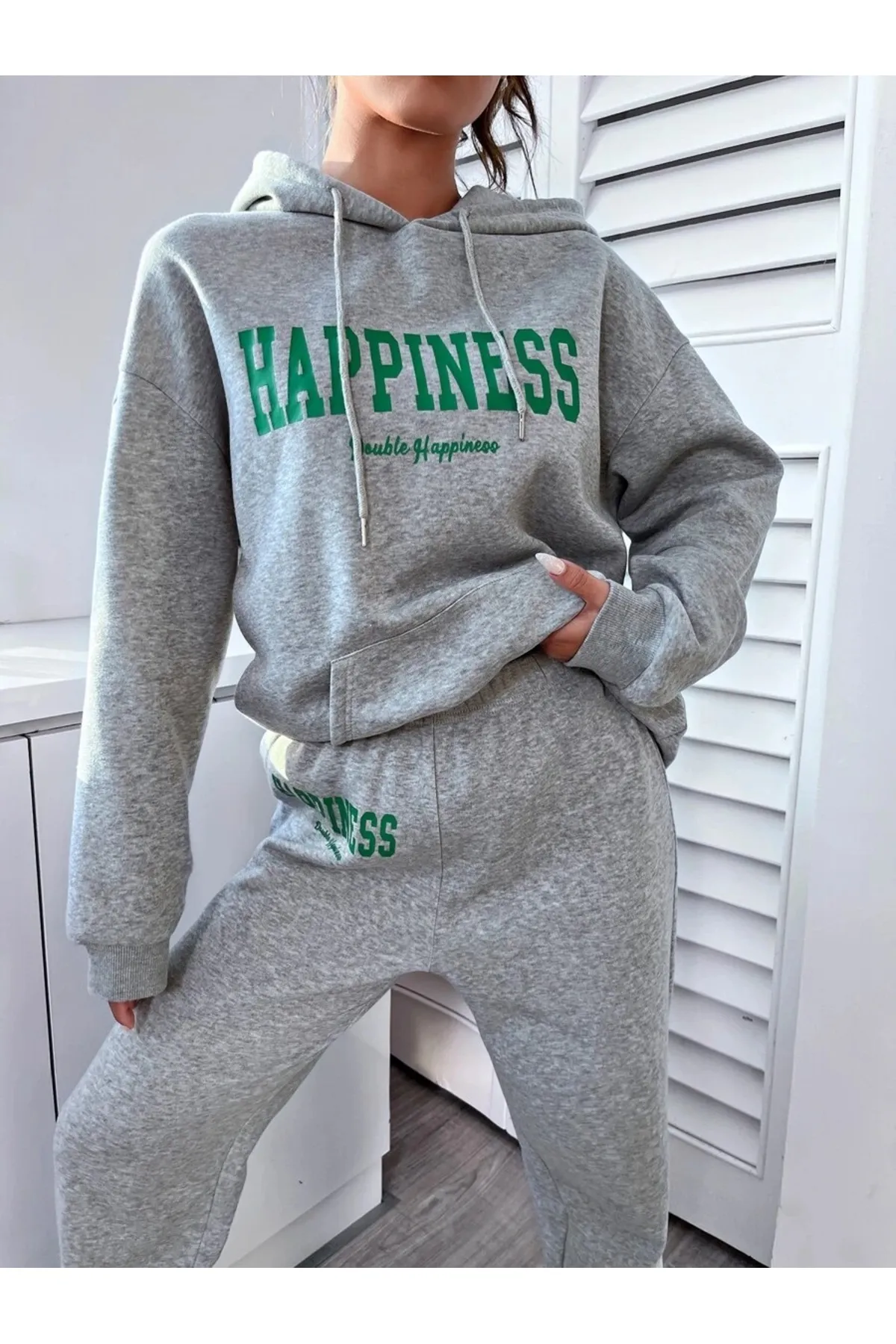 MOONBULL  Sport-Sweatsuit Set - Grau - Regular Fit