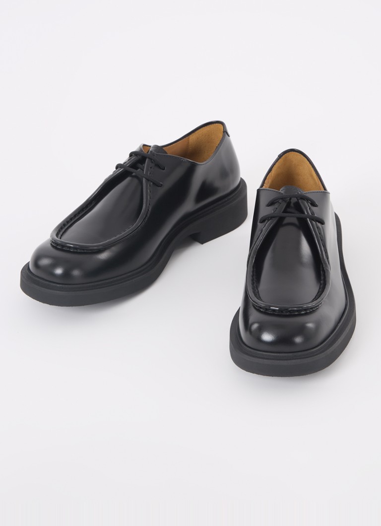 Sandro Derby Schnürschuh aus Kalbsleder mit Lackfinish