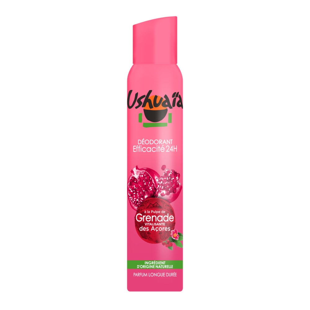 ushuaïa Déodorant Classique Déodorant Spray Grenade des Açores 24h