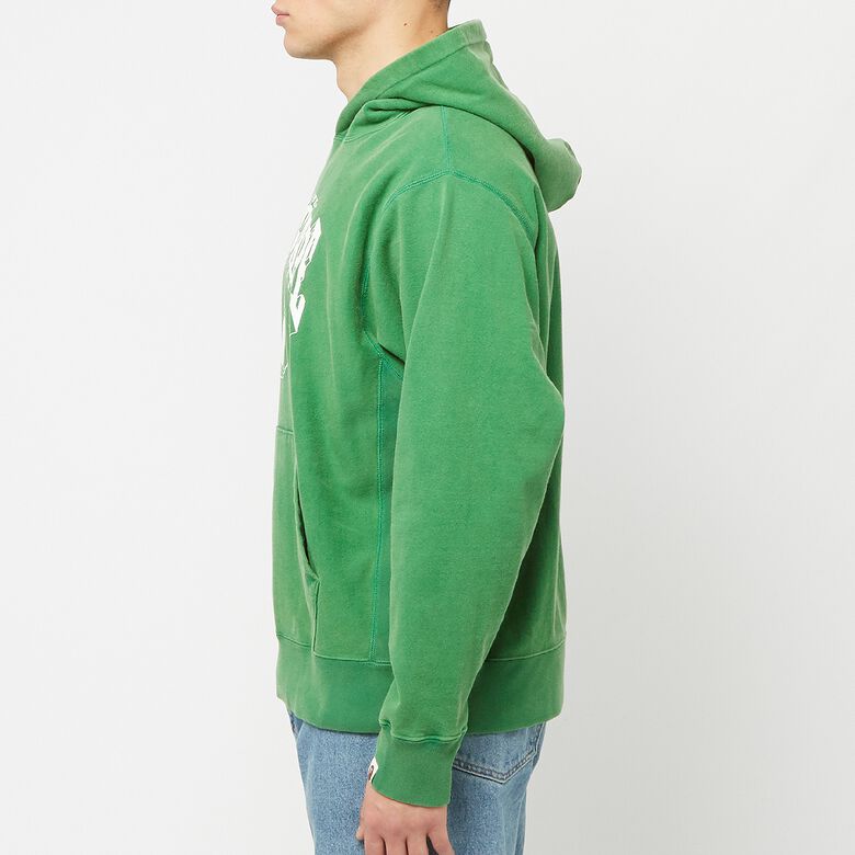 A Bathing Ape Bape Washed Relaxed Fit Hoodie M green