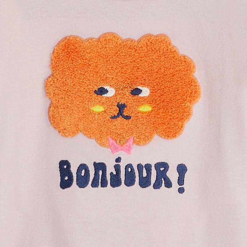 T-shirt bébé fille violine en coton biologique violet Catimini