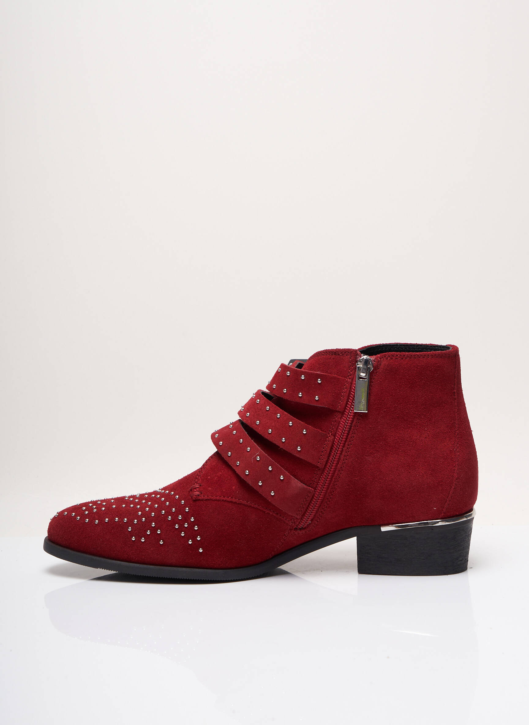 Bronx Bottines Femme couleur rouge