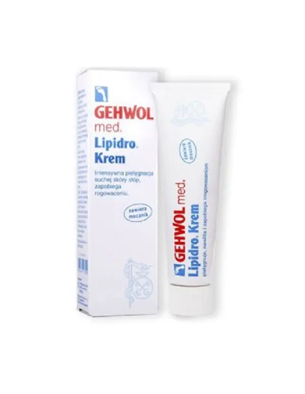Gehwol Lipidero labai drėkinamasis pėdų kremas