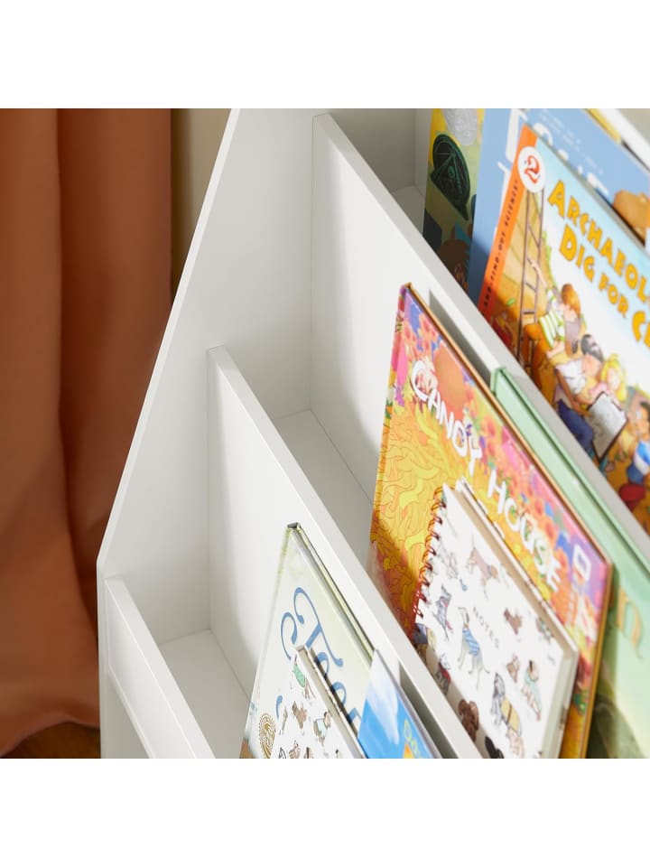 SoBuy Bücherregal in Weiß - (B)60 x (H)110 x (T)25cm günstig kaufen onesize