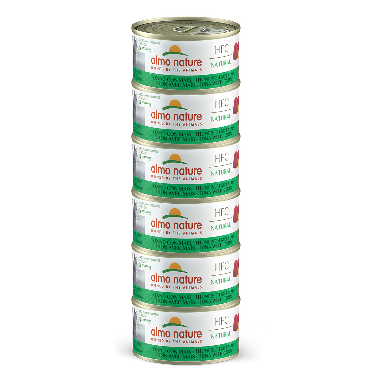 Almo Nature HFC Natural Thunfisch mit Mais 6x70g bei ZooRoyal