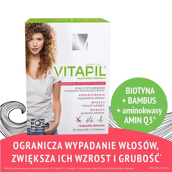 Vitapil Biotin + Bambus, Tablete