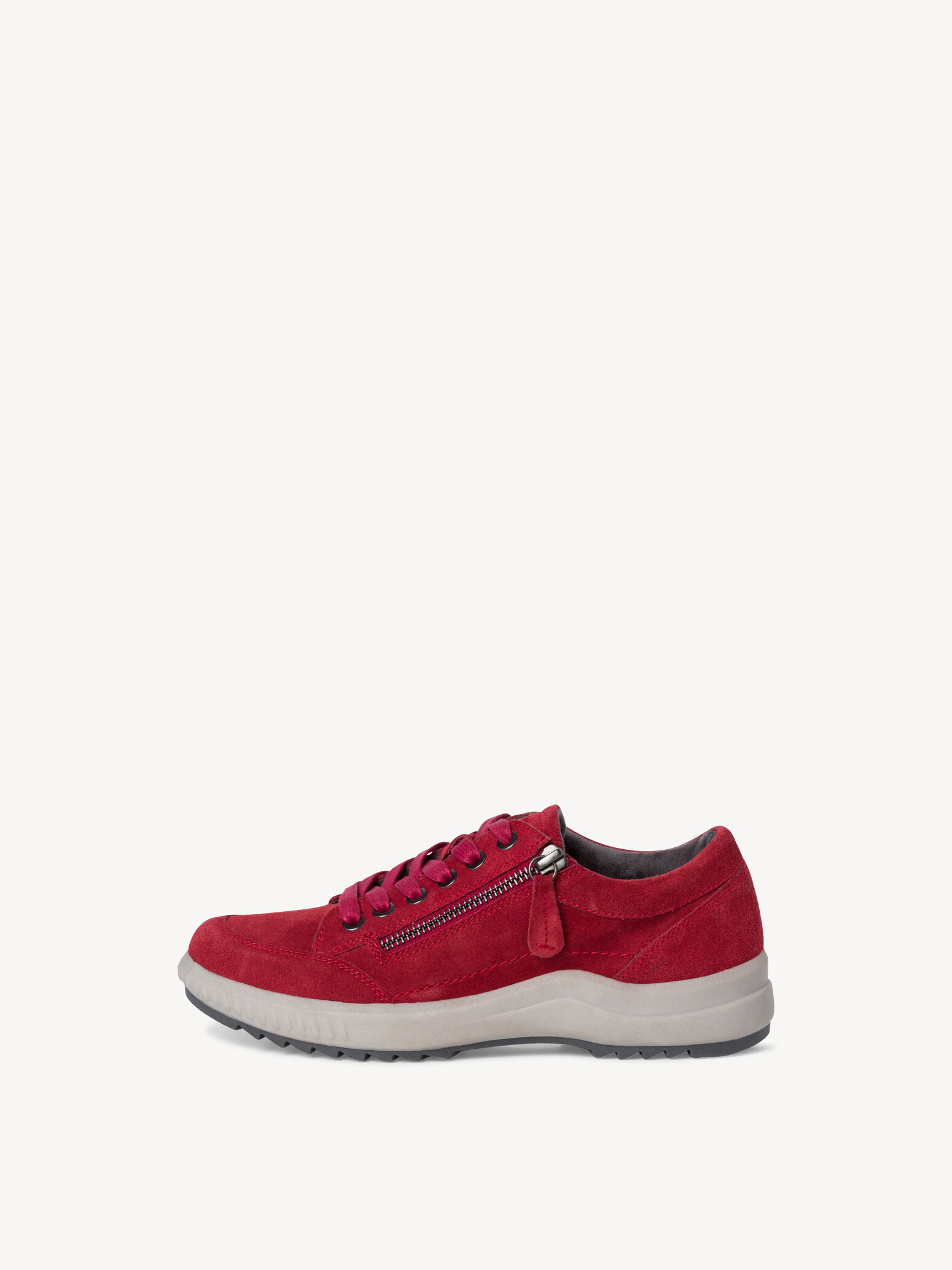 Derbie en cuir - rouge