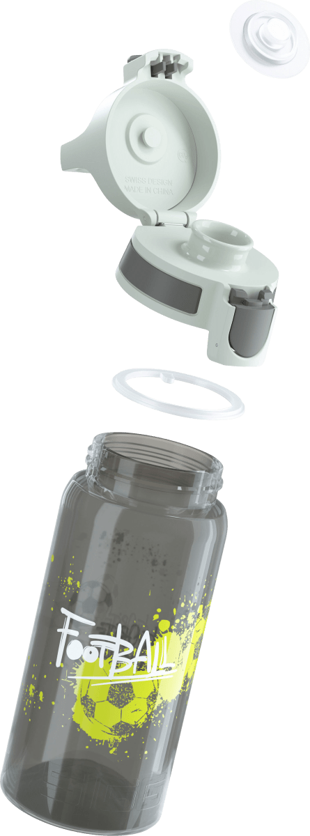 Set Lunchbox und Flasche VIVA anthrazit, 1 St