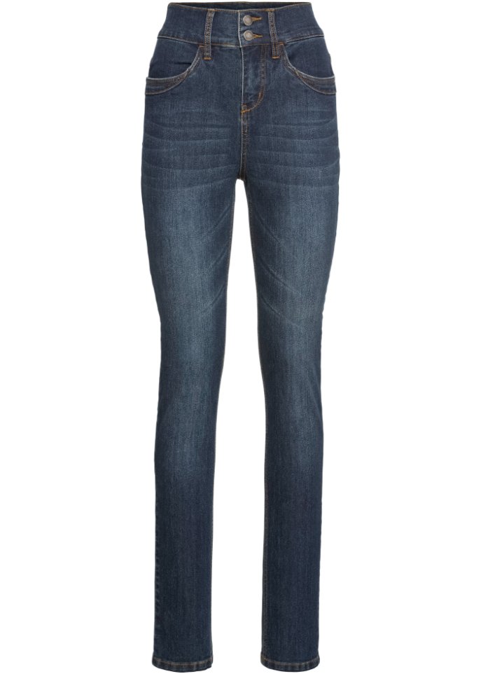 High Waist Komfort-Stretch-Jeans, Slim