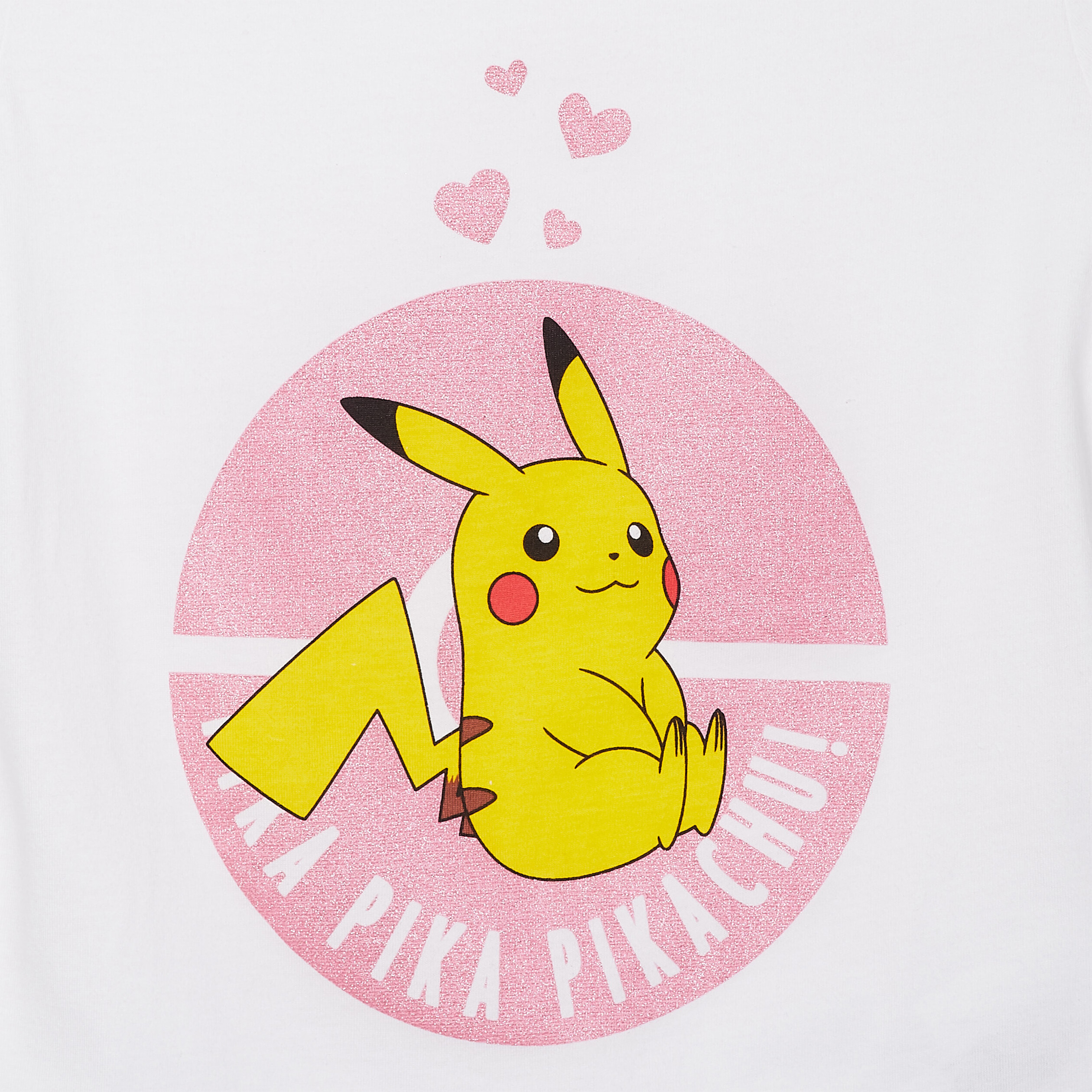 Ensemble pyjama 2 pièces Pokémon blanc fille | La Halle