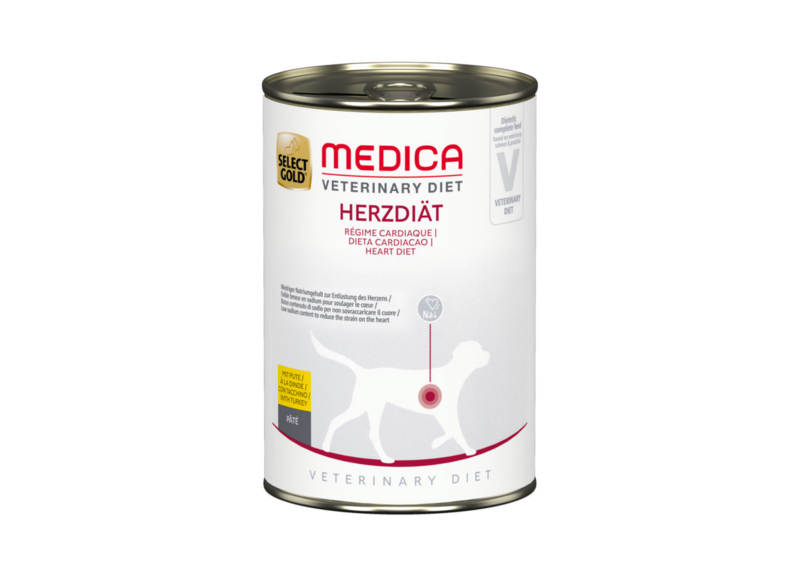 SELECT GOLD Hundenassfutter SELECT GOLD Medica Herzdiät 6x400g