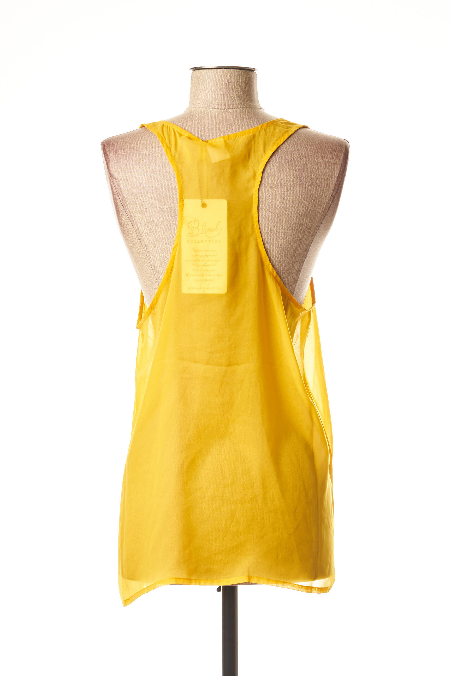 Blend Tuniquesansmanche Femme couleur jaune
