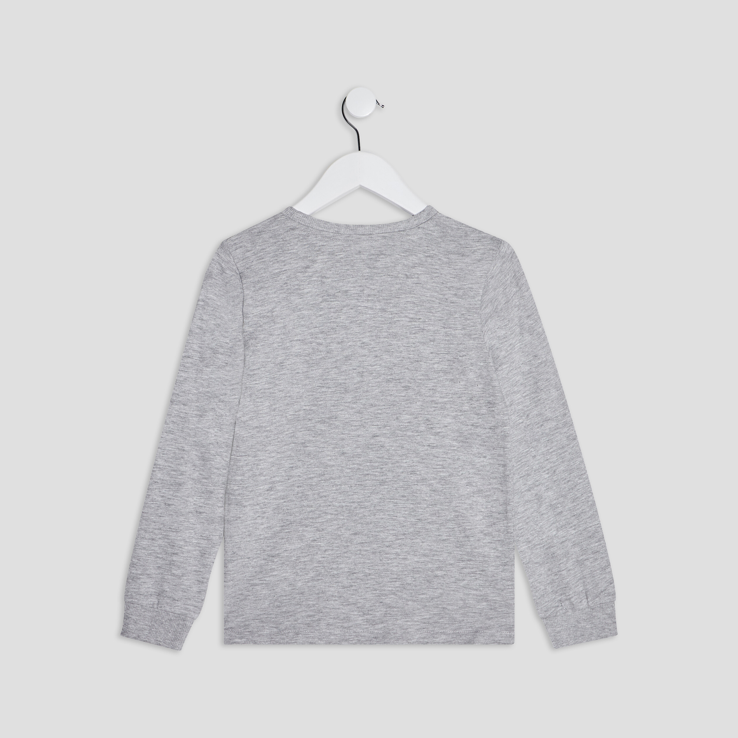 T-shirt manches longues Creeks gris garçon | La Halle