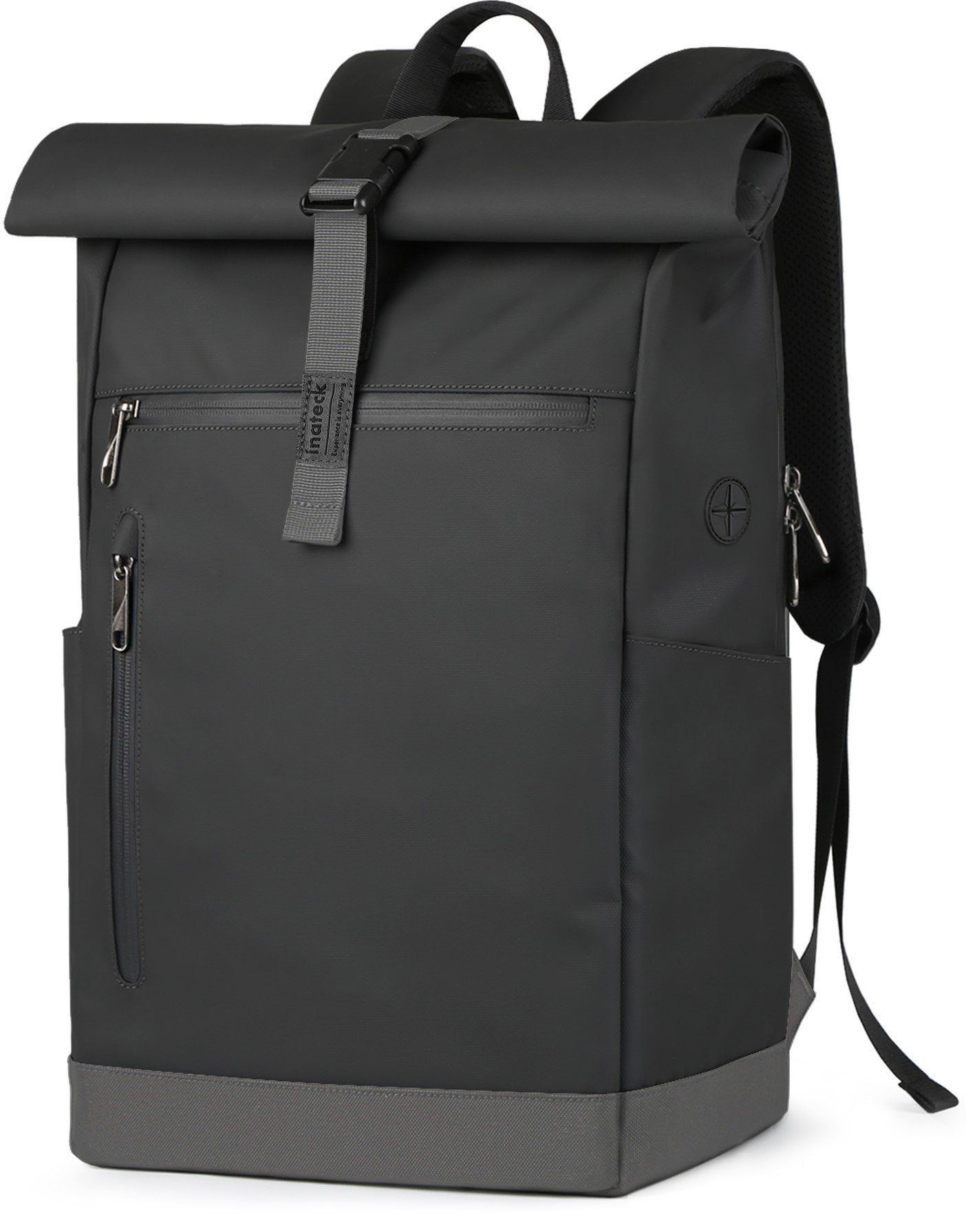 Inateck Laptoprucksack RollTop Rucksack Herren Damen 25L-30L Schulrucksack