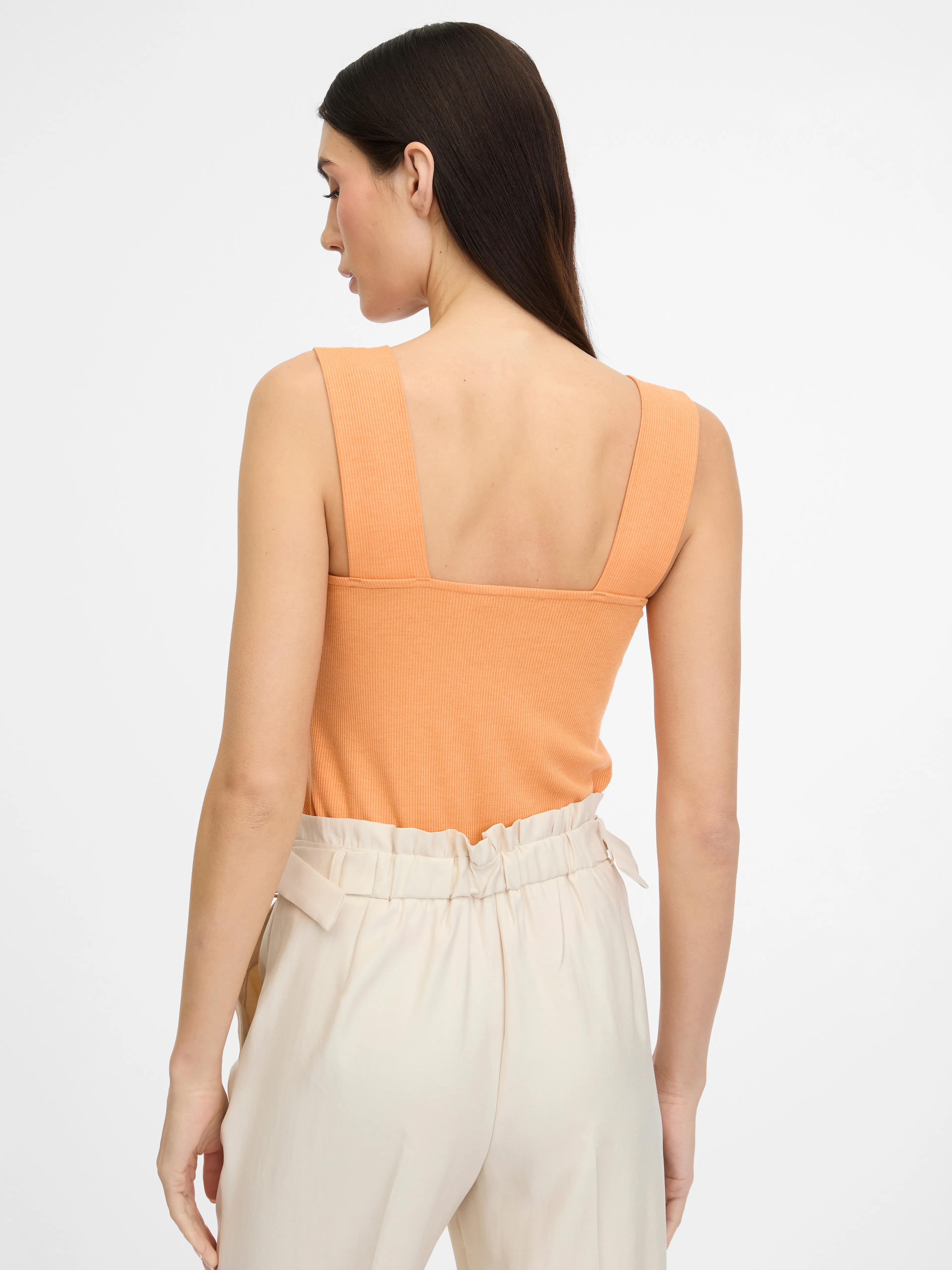 Orangefarbenes Damen-Tank-Top ORSAY