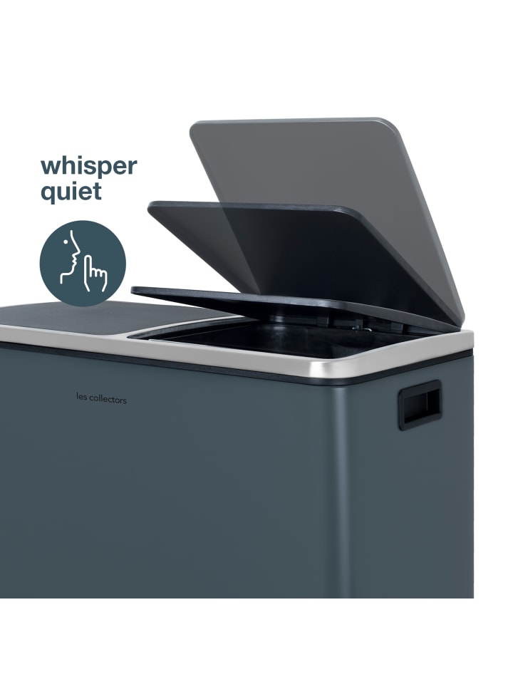 Les collectors Abfalleimer 2x30L N°906 in Graublau günstig kaufen onesize
