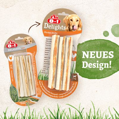 8in1 Delights Kausticks Huhn