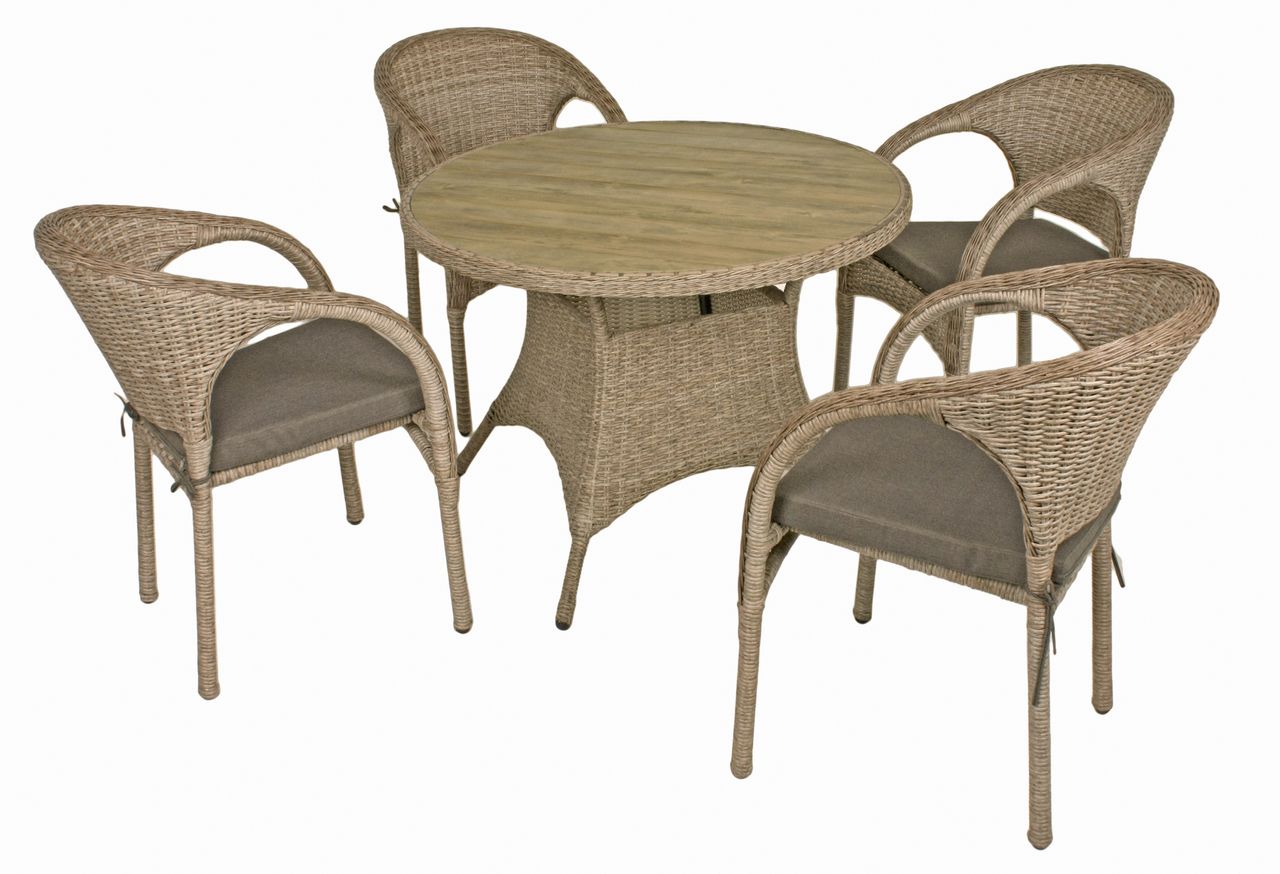 Garden Pleasure Tischgruppe BASTIA 5-tlg.