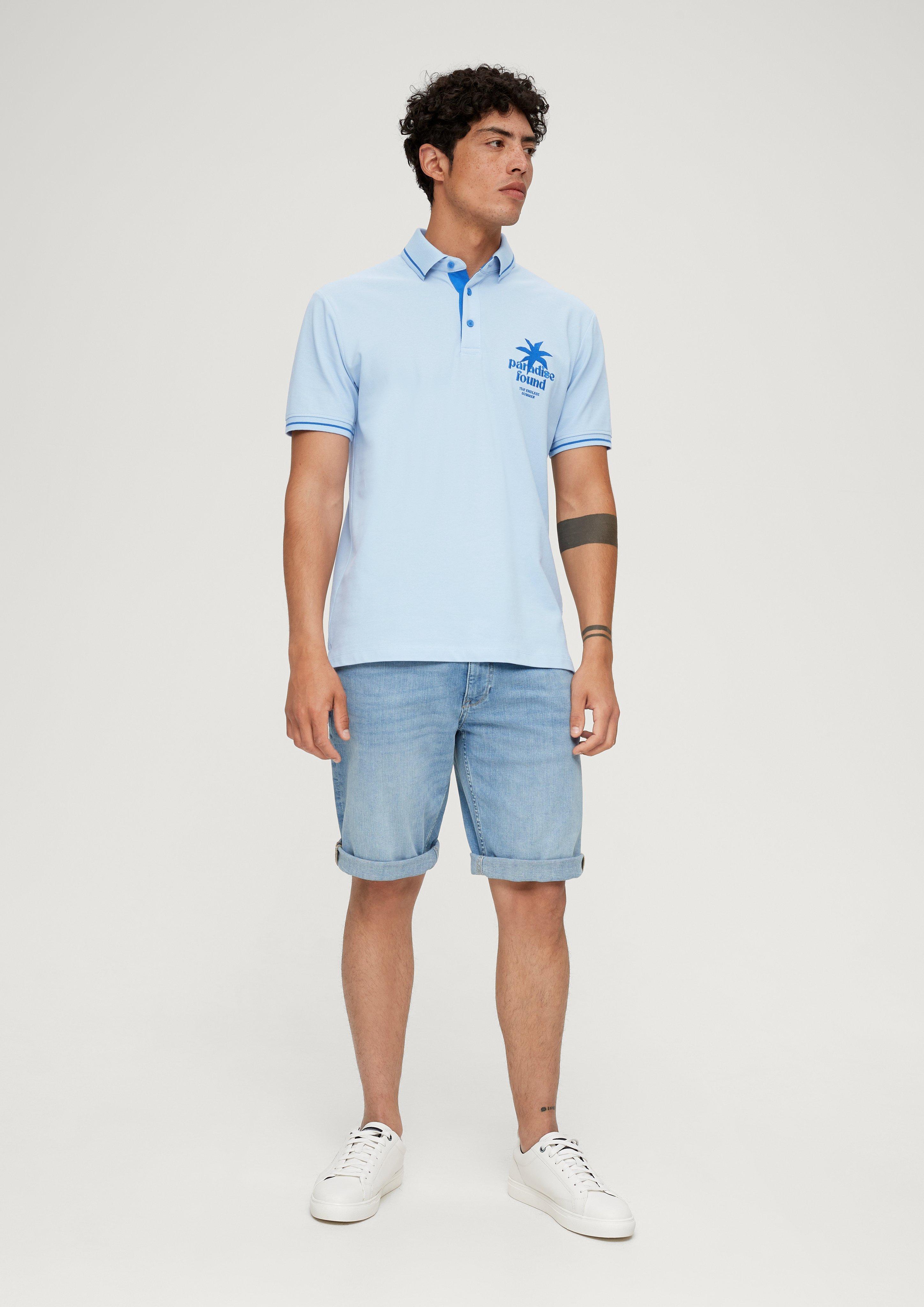 Polo-Shirt aus Baumwoll-Piqué  2131479-50D1