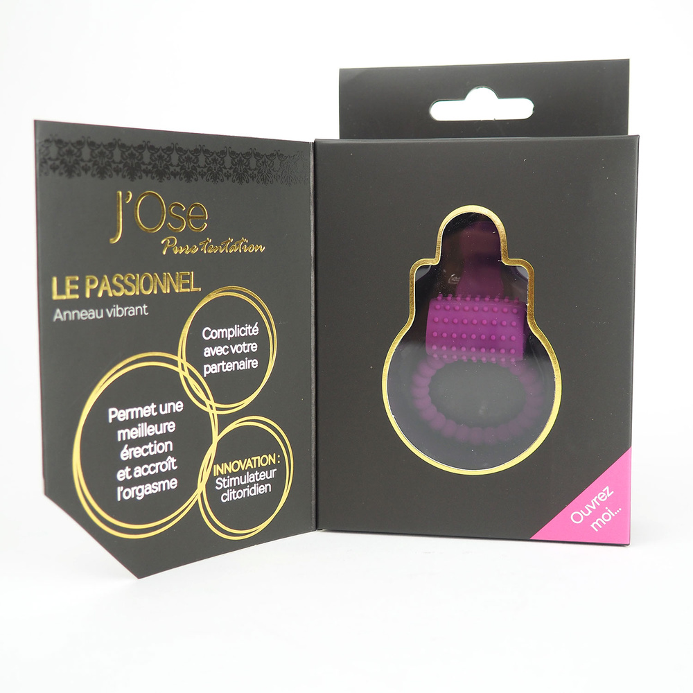 j'ose Le Passionnel - Anneau vibrant Pile incluse HYGIENE SEXUELLE