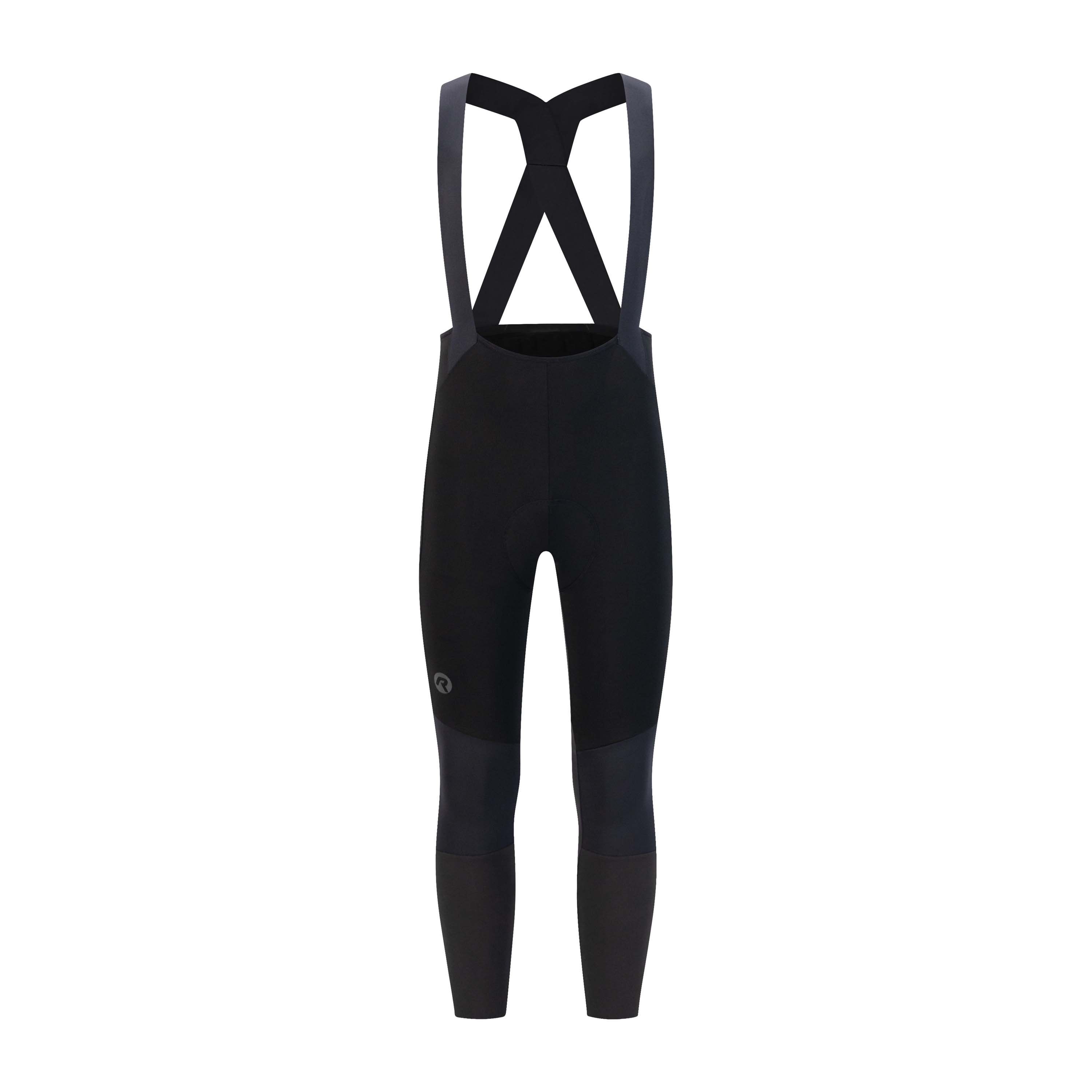 Rogelli Distance Schwarz Herren Radhose Lang Mit Träger