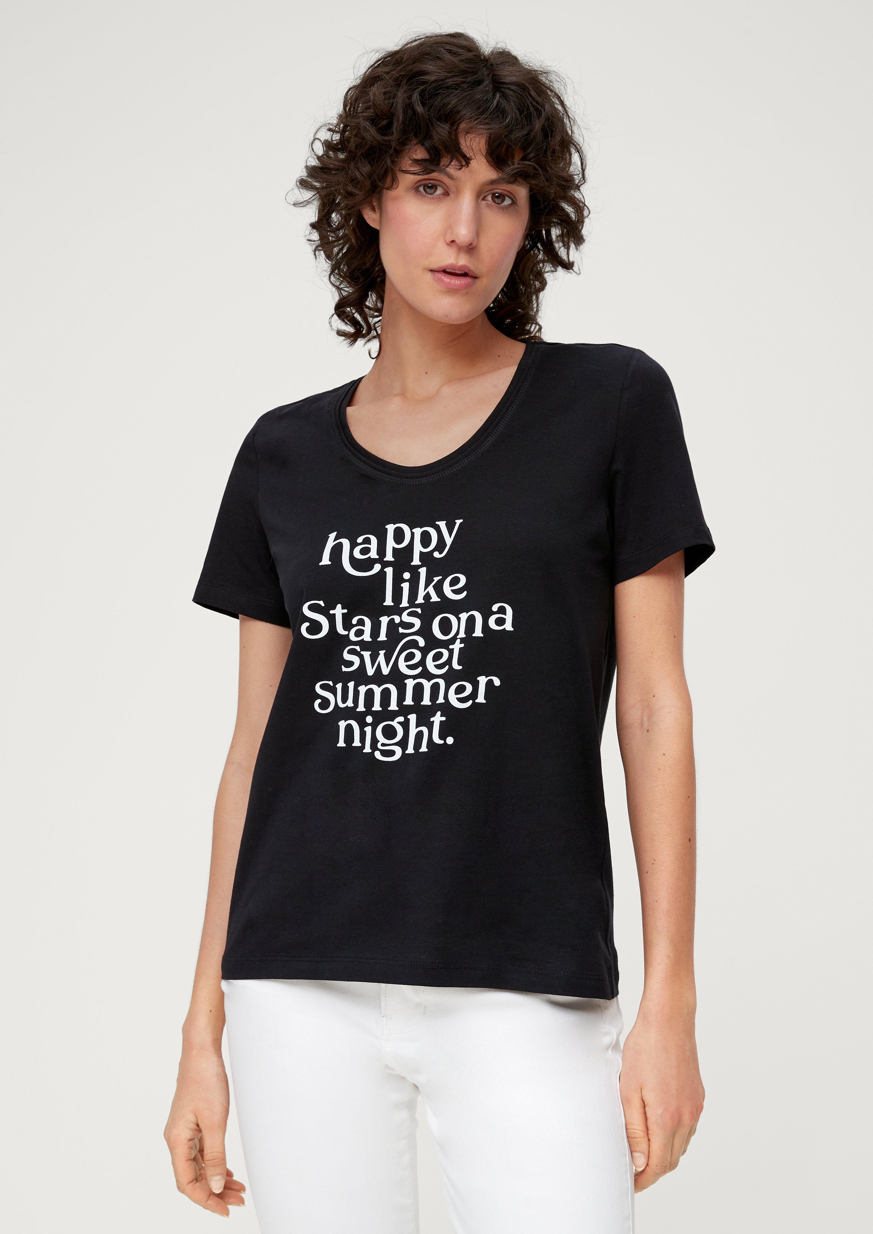 T-Shirt mit Statement-Print  2132800-99D2