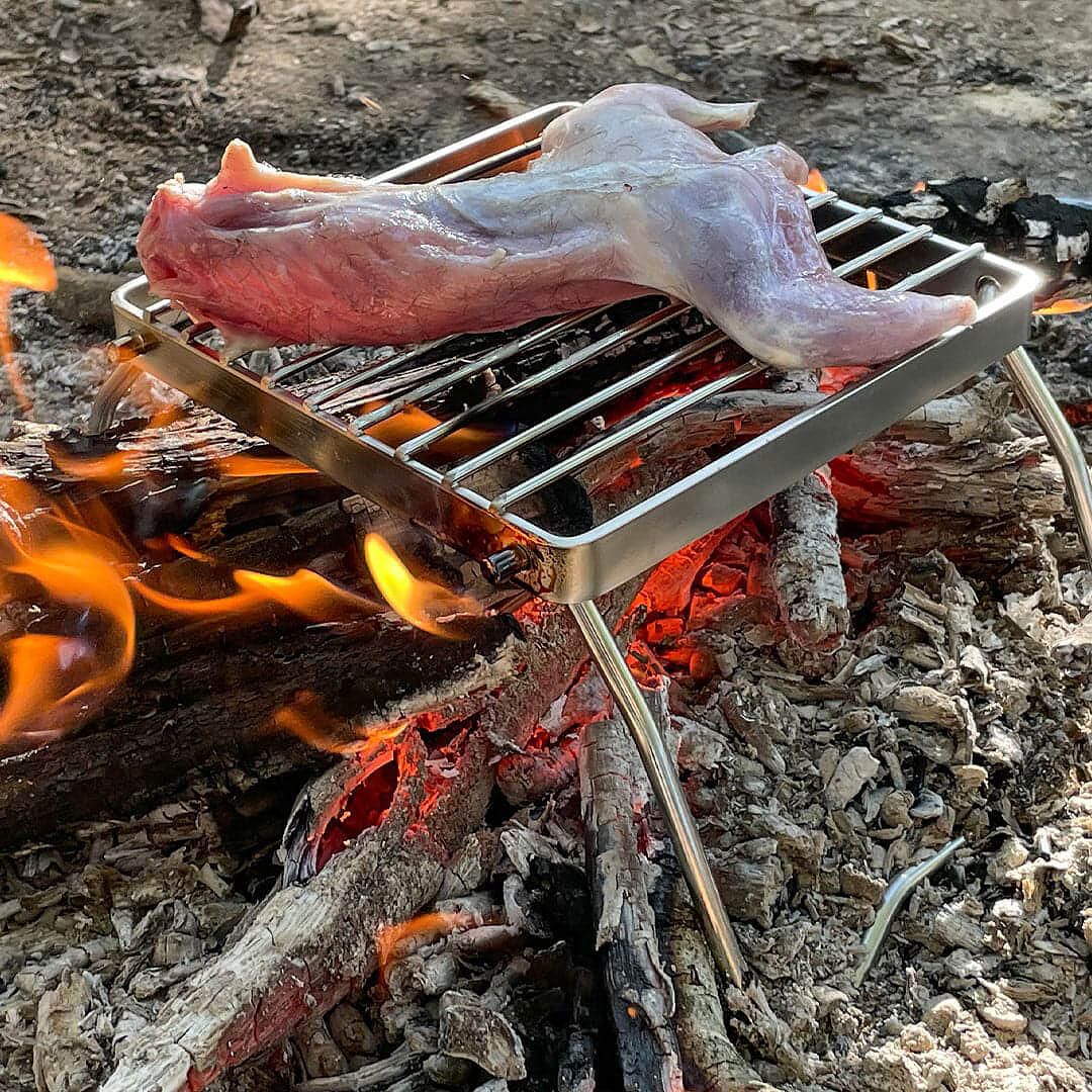 Faltbarer Edelstahl Grill