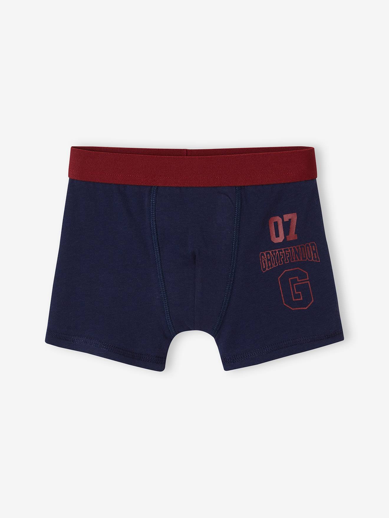 Harry Potter 3er-Pack Jungen Boxershorts HARRY POTTER - bordeaux