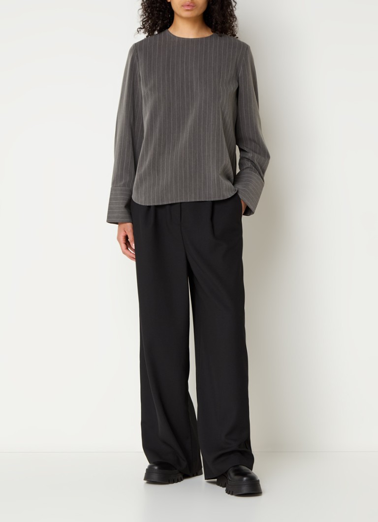 Pantaloni a vita alta e gamba larga con tasche laterali di Modström Gale.