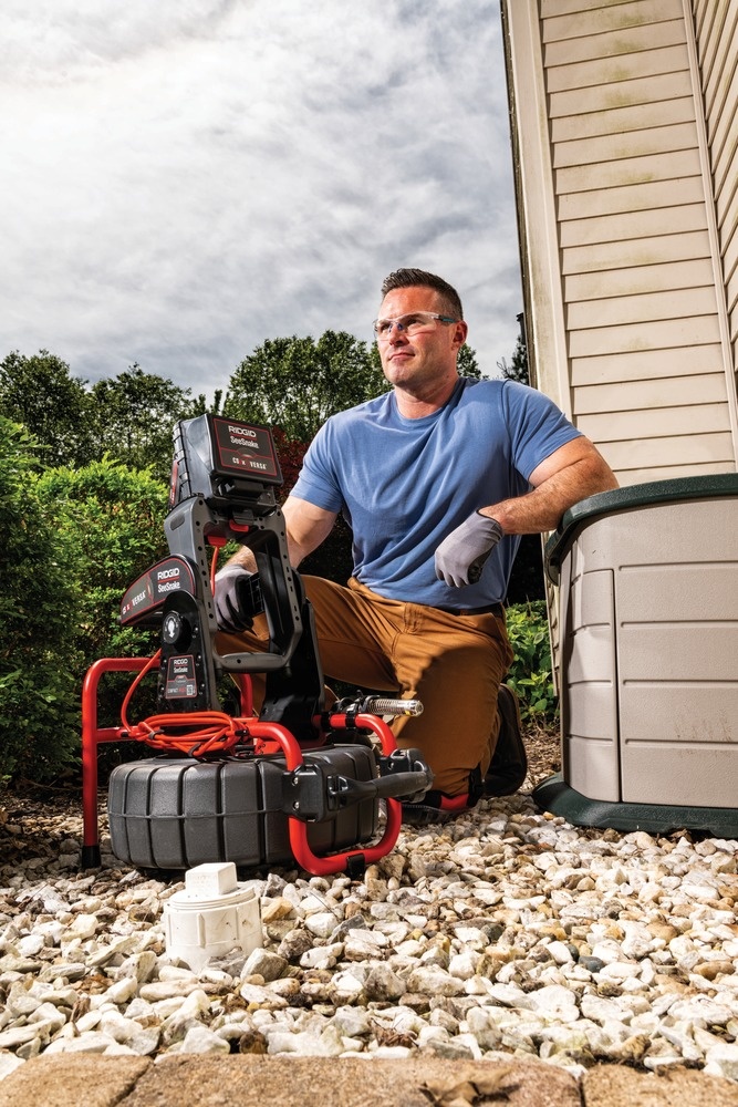 Sistem Ridgid 64213 SeeSnake Compact M40 cu monitor digital de înregistrare CS6x VERSA și 1 baterie de 18V 4.0Ah și 1 încărcător