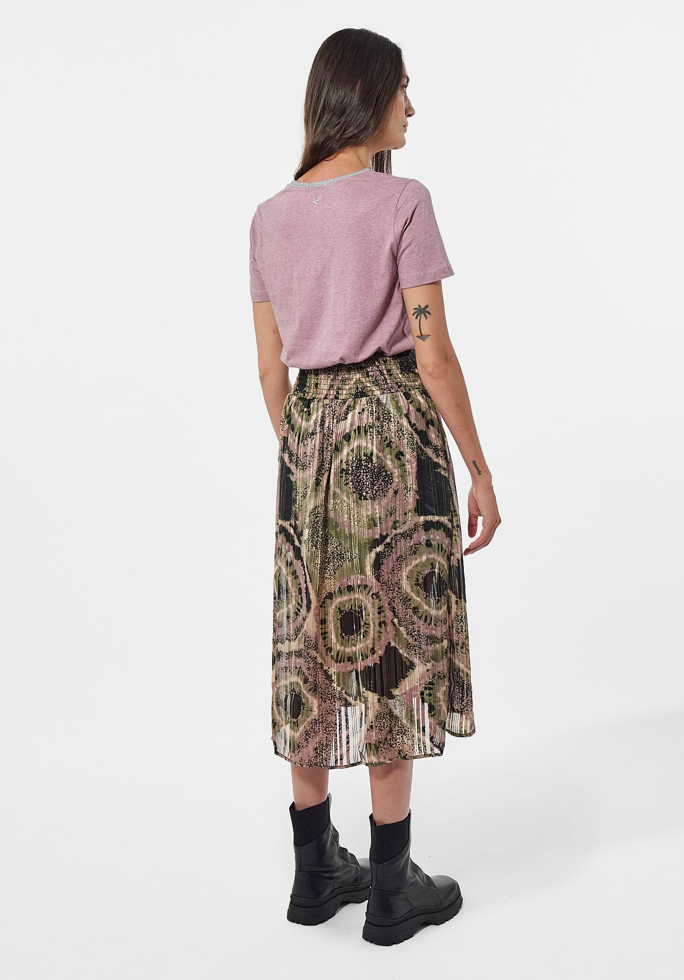 FINE   T-shirt violet Femme