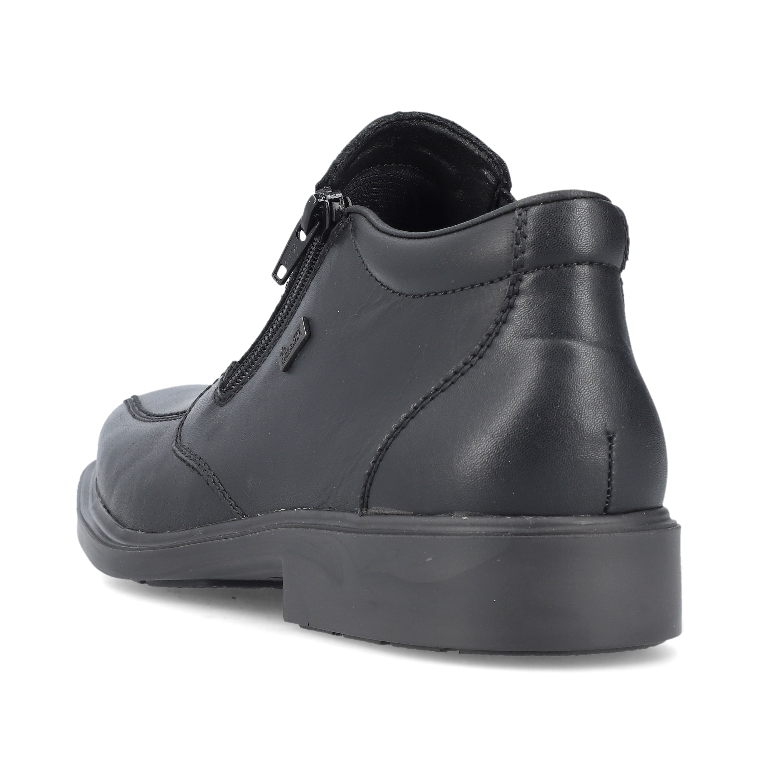 Rieker Herren Slipper glanzschwarz