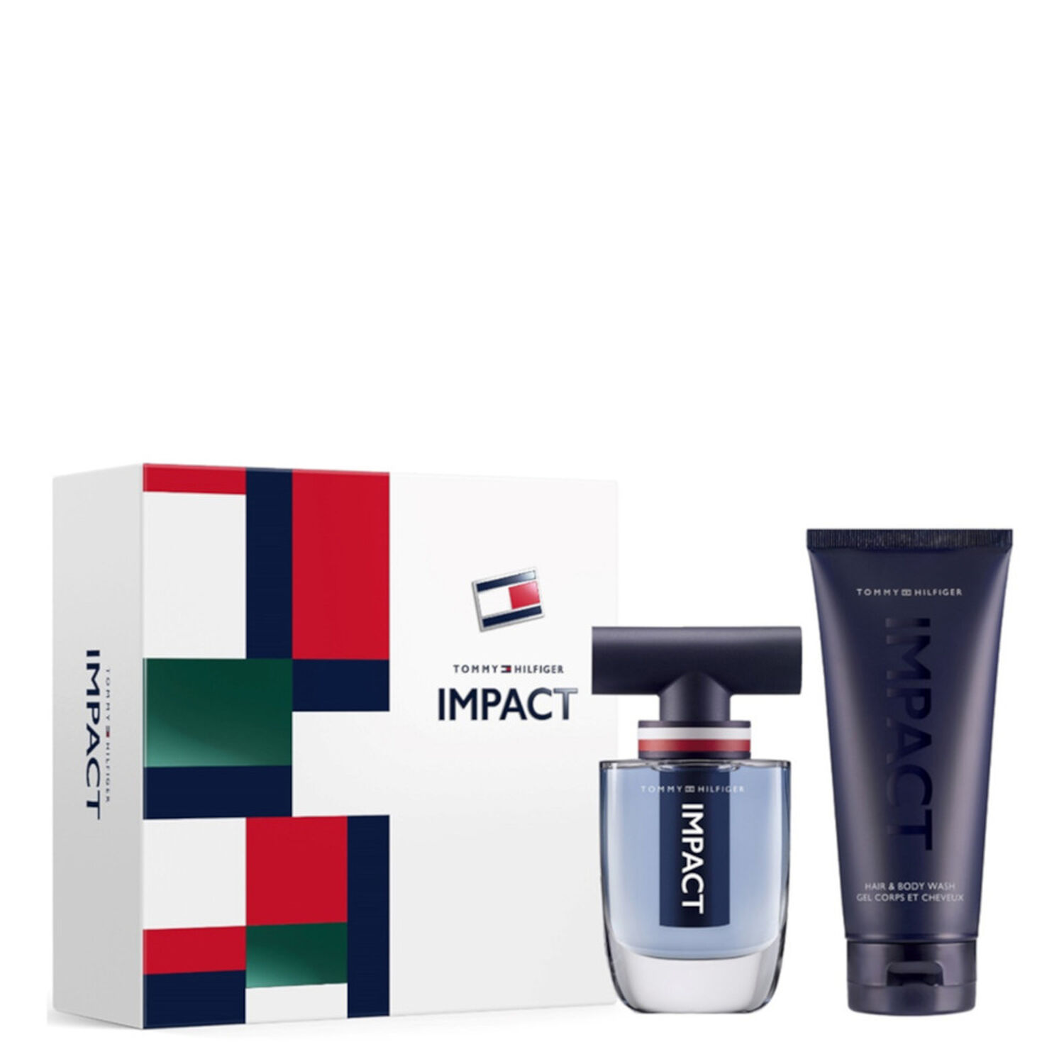 Tommy Hilfiger Impact Coffret Eau de Toilette 50 ml + Gel Corps et Cheveux 100 ml