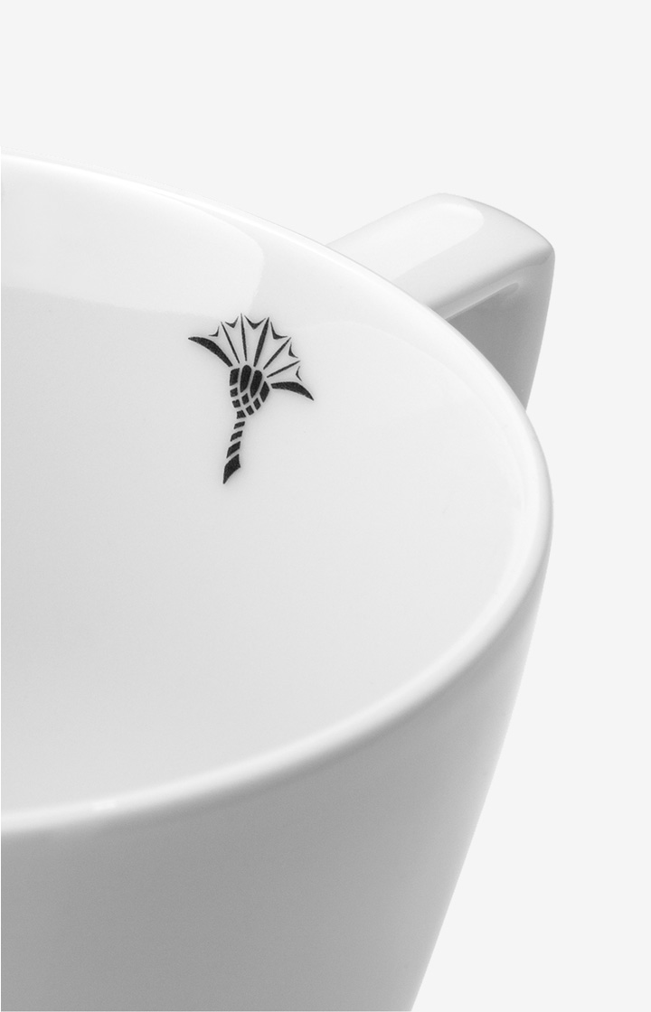 Tasse Single Cornflower - 2er Set in Weiß - im JOOP!