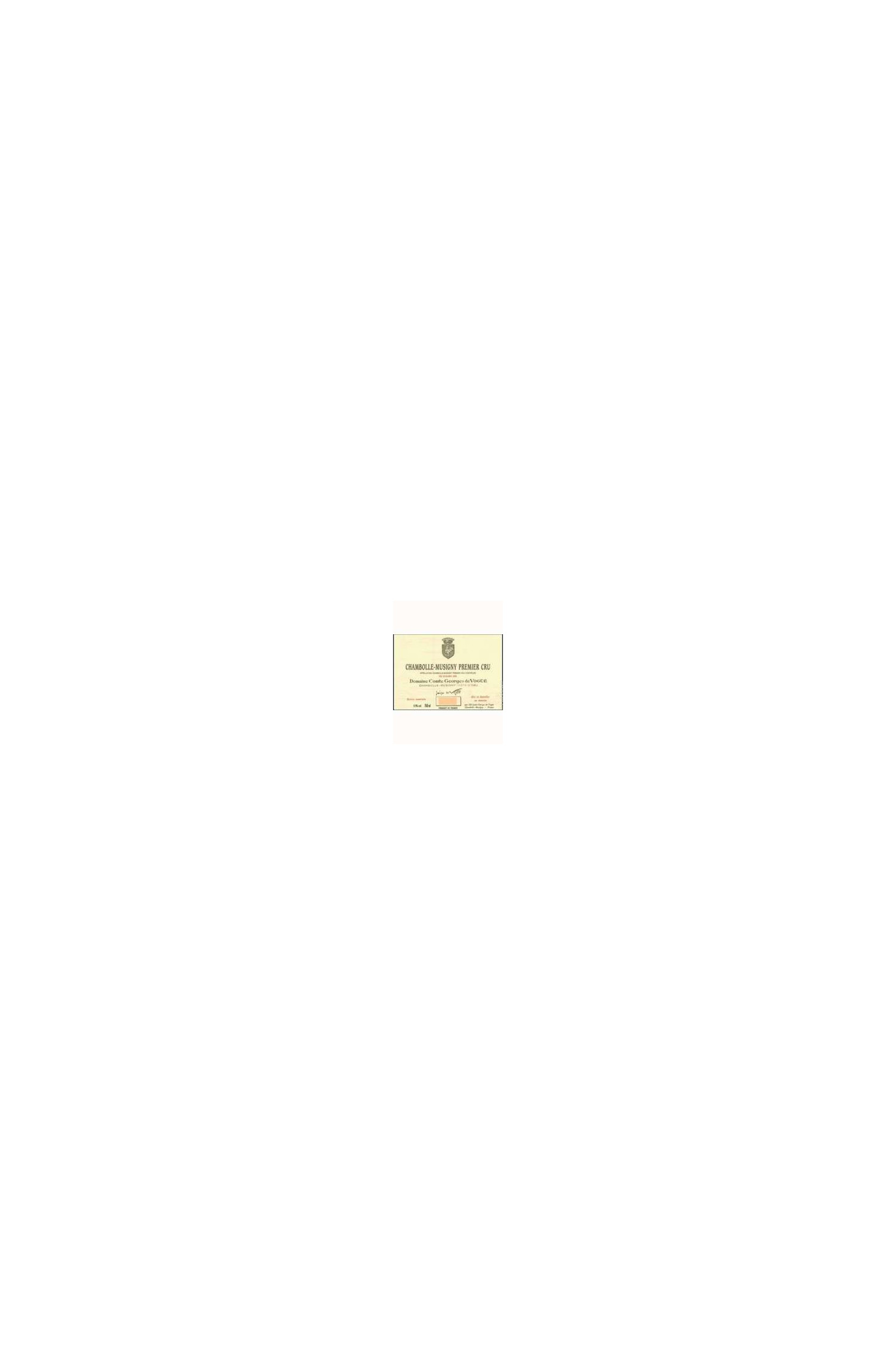 Domaine Comte Georges De Vogue 1999, Chambolle Musigny