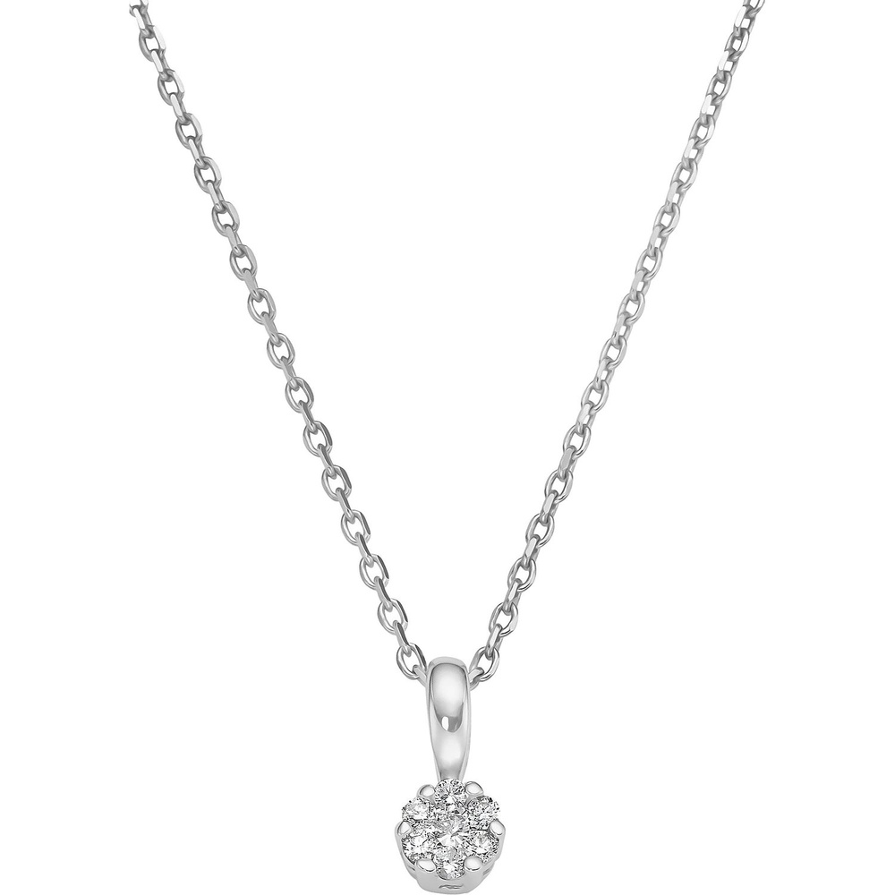Valeria Chaînette 375 Or blanc collier