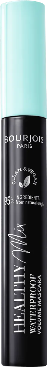 Αδιάβροχη μάσκαρα Bourjois Healthy Mix μαύρη