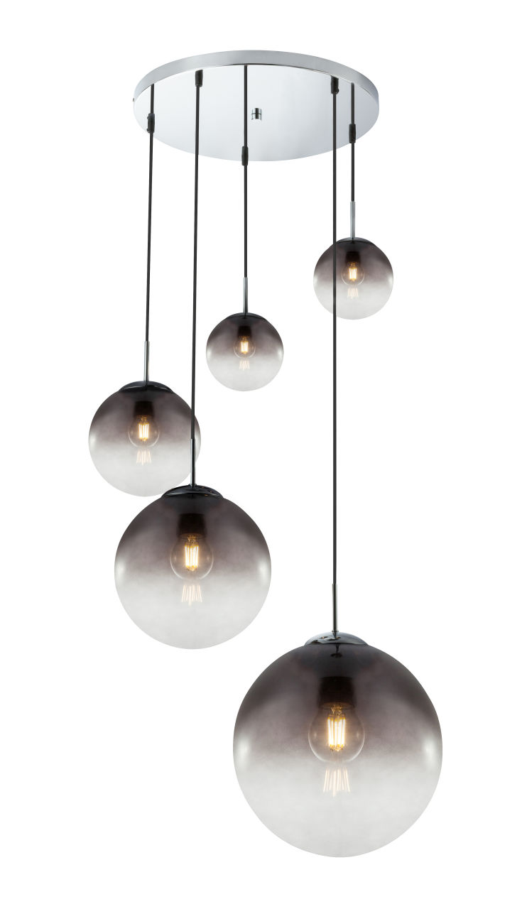 Globo Lighting - VARUS - Hängeleuchte Metall verchromt, 3x E27