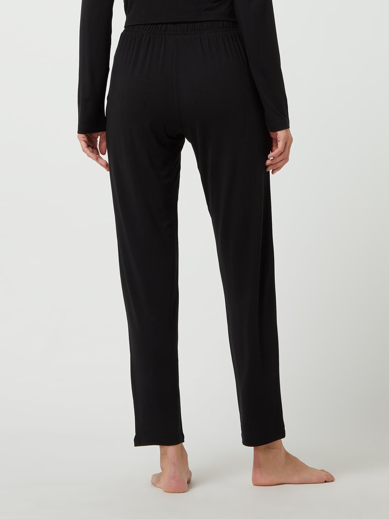 Longsleeve mit Stretch-Anteil in schwarz