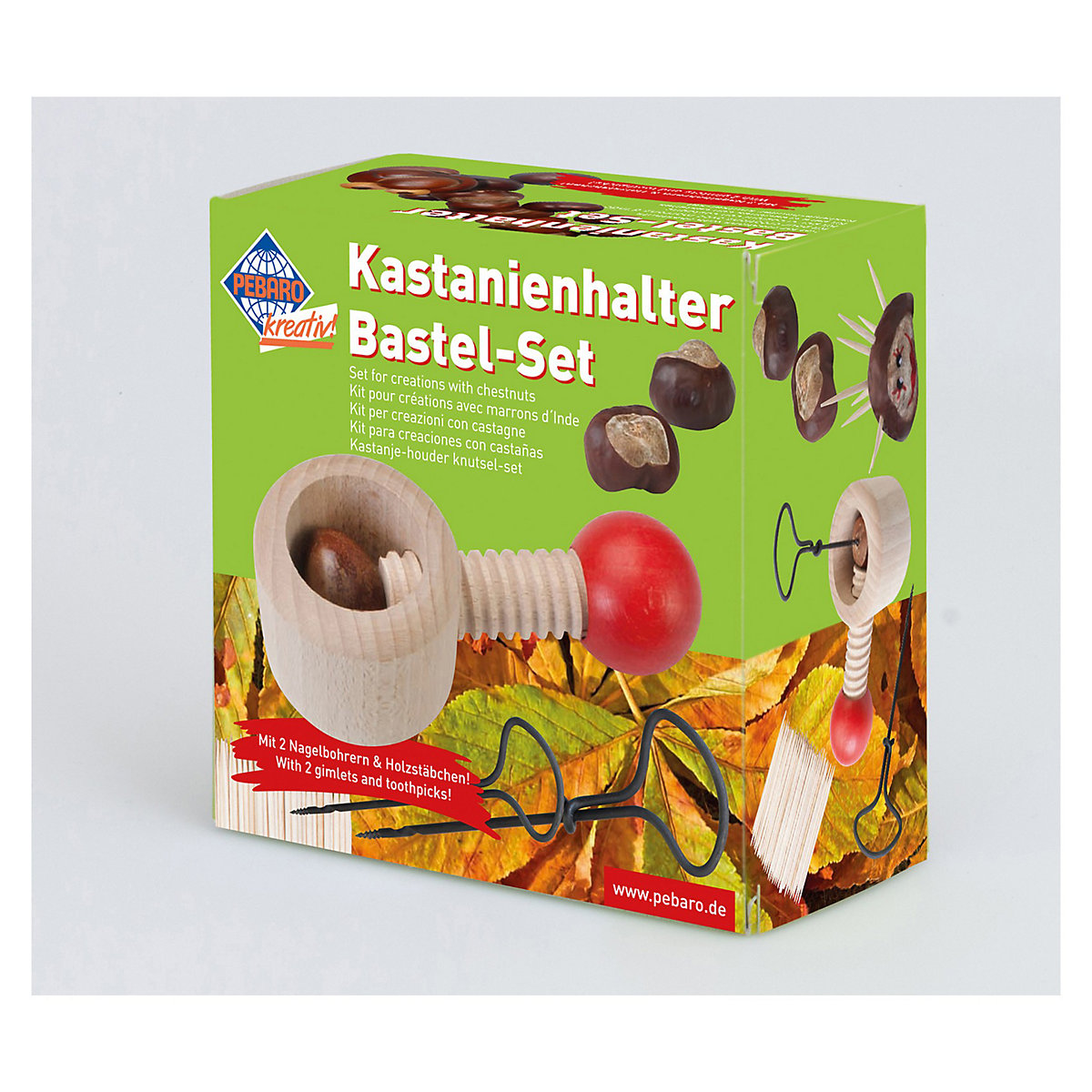 Kastanienhalter / Kastanienbohrer Bastel-Set