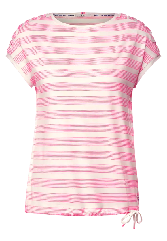 CECIL Shirt mit geraffter Schulter